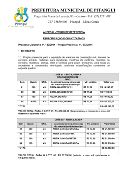anexo iii &ndash; termo de refer&ecirc;ncia