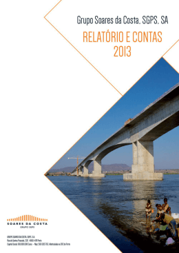 Grupo Soares da Costa, SGPS, SA informa