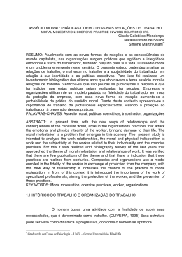 2-Ass&eacute;dio Moral Pr&aacute;ticas coercitivas nas rela&ccedil;&otilde;es de trabalho