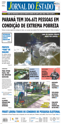 fruet lidera todos os cen&aacute;rios de pesquisa eleitoral