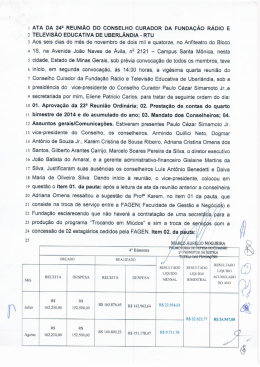 24ª Ata do Conselho Curador