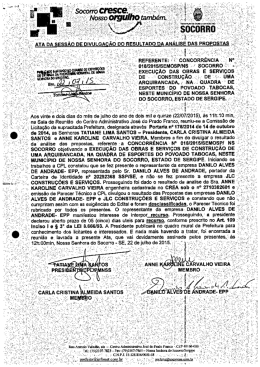 LEIA ATA - Sergipe