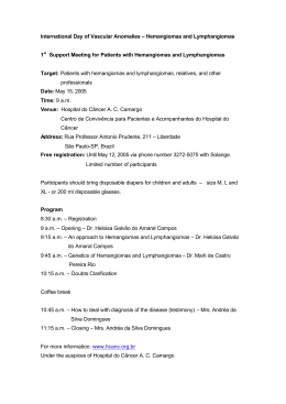 HELOISA-International Day of Vascular Anomalies