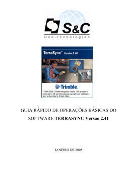Manual TerraSync 2.41 Pro