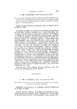 203 N. 297.-FAZENDA.-En Ui DEMAIO nr. 1878.