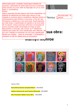 Andy Warhol e a sua obra: Marilyn Monroe