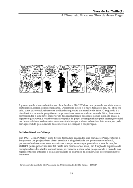 Yves de La Taille(1) - Centro de Refer&ecirc;ncia em Educa&ccedil;&atilde;o Mario