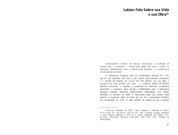 Lukács fala sobre sua vida e sua obra