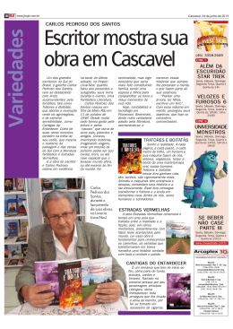 Escritor mostra sua obra em Cascavel