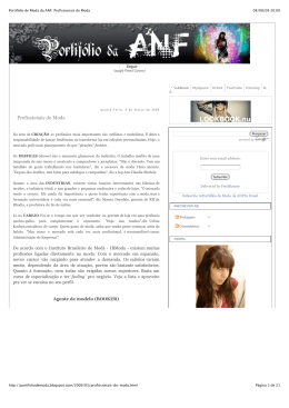 Portif&oacute;lio de Moda da ANF_ Profissionais de Moda