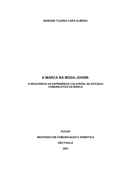 a marca na moda jovem
