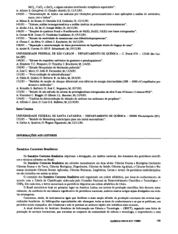 NiC12,CuCl2 e ZnC12 e alguns estudos