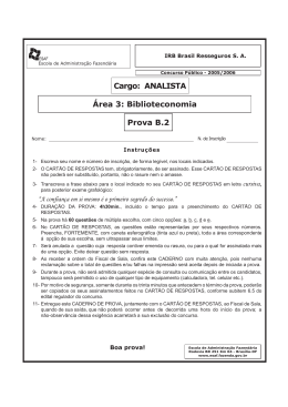 Prova B2 Area 3