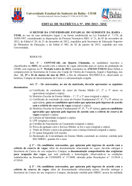 Edital 50/2013