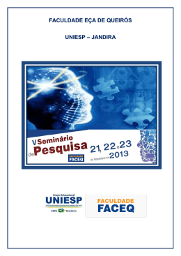 FACULDADE E&Ccedil;A DE QUEIR&Oacute;S UNIESP &ndash; JANDIRA