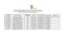 RESULTADO OBSERVA&Ccedil;&Atilde;O 8 Piumhi D&Eacute;BORA SILVA TEIXEIRA