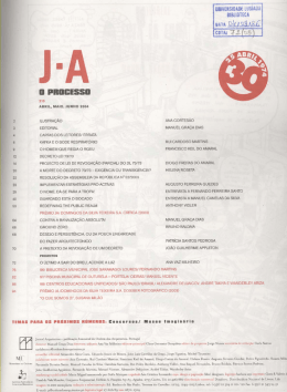 Jornal Arquitectos