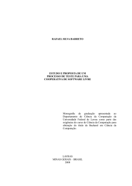Estudo e Proposta de um Processo de Teste para uma