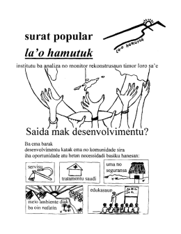 Saida mak desenvolvimentu?