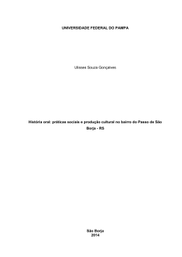 pr&aacute;ticas sociais e produ&ccedil;&atilde;o cultural no bairro do Pass