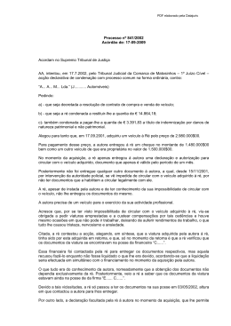 Ac&oacute;rd&atilde;o do STJ - Base de Dados Jur&iacute;dicos da DATAJURIS