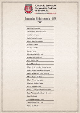 Formandos Biblioteconomia - 1977