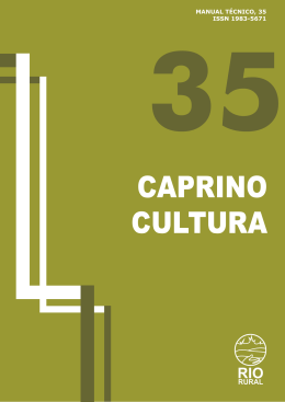 Caprinocultura - Pesagro-Rio