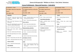 3&ordm; Feira &ndash; 14 Set