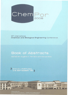 Chempor 2008 paper - Biblioteca Digital do IPB