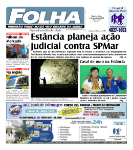 Edi&ccedil;&atilde;o: 1704 De - Folha Ribeir&atilde;o Pires