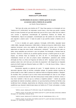 Hist&oacute;ria do PT - O olho da hist&oacute;ria