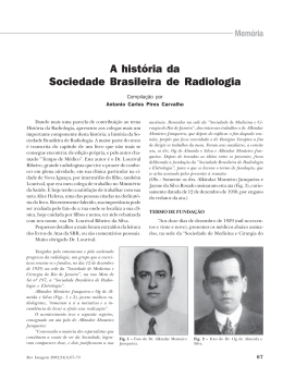 A Hist&oacute;ria da Sociedade Brasileira de Radiologia