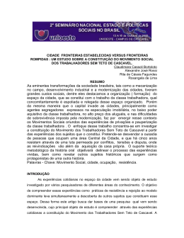 As eminentes transforma&ccedil;&otilde;es da sociedade brasileira