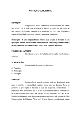 NUTRI&Ccedil;&Atilde;O CONCEITUAL - Intoler&acirc;ncia Alimentar
