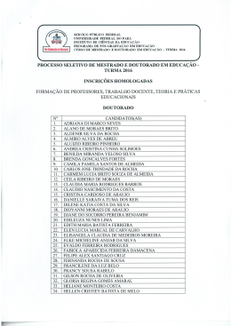 "Forma&ccedil;&atilde;o de Professores, Trabalho Docente, Teoria e