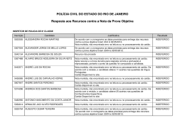 POL&Iacute;CIA CIVIL DO ESTADO DO RIO DE