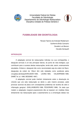 FUSIBILIDADE EM ODONTOLOGIA