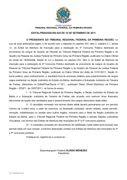 Edital de divulga&ccedil;&atilde;o do resultado final do processo seletivo para
