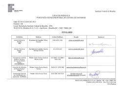 Súmula da 9° Reunião Extraordinária do Conselho Superior