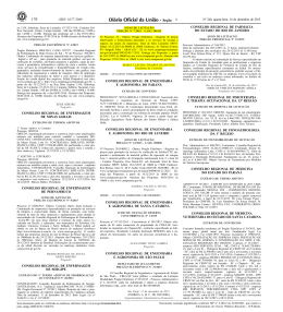 ISSN 1677-7069 - Conselho Regional de Enfermagem de Sergipe