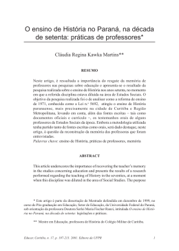 Artigo completo: - Educar em Revista