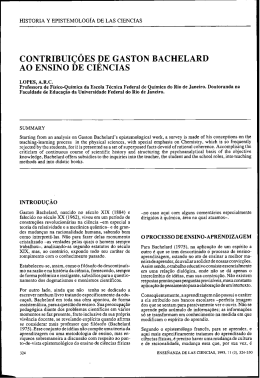 AO ENSINO DE CIENCIAS