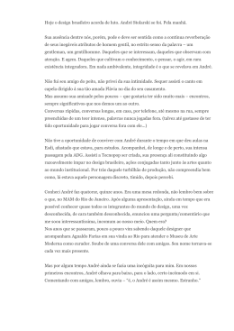 texto de João de Souza Leite sobre André Stolarski