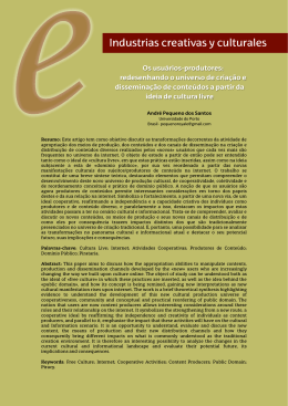 Industrias creativas y culturales