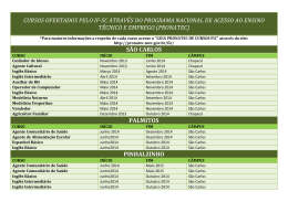 cursos - Campus S&atilde;o Carlos