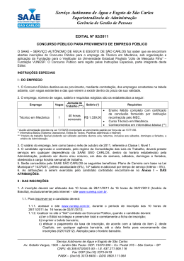Servi&ccedil;o Aut&ocirc;nomo de &Aacute;gua e Esgoto de S&atilde;o Carlos