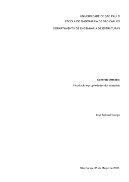 Introdu&ccedil;&atilde;o e propriedades dos materiais