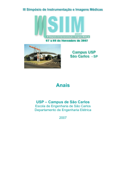 USP &ndash; Campus de S&atilde;o Carlos