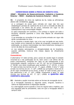 Professor Lauro Escobar &ndash; Direito Civil