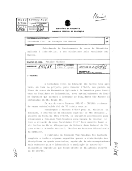 A Sociedade Civil de Educa&ccedil;&atilde;o S&atilde;o Marcos teve apro vado, em